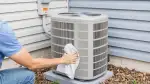 Außeneinheit der Klimaanlage reinigen