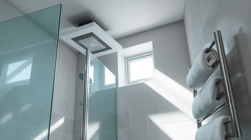 Badezimmerlüfter mit Feuchtigkeitssensor