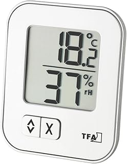 TFA Dostmann digitales Thermo-Hygrometer Moxx, 30.5026.02, zur Raumklimakontrolle, Luftfeuchtigke…