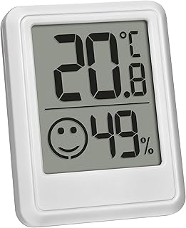 TFA Dostmann Digitales Mini Luftfeuchtigkeitsmesser Innen, 30.5060.02, Raumthermometer, Hygromete…