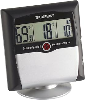 TFA Dostmann Comfort Control digitales Thermo-Hygrometer, 30.5011, mit Schimmelalarm, Raumklimako…