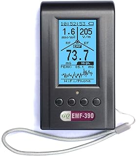 Fortschrittliche elektromagnetische Mehrfeld Strahlung EMF-390 3-in-1 EMF ELF RF HF Meter Messger…