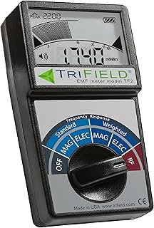 TriField EMF-Messgerät TF2, elektrisches Feld, Hochfrequenzfeld (RF), magnetisches Feldstärkeme…