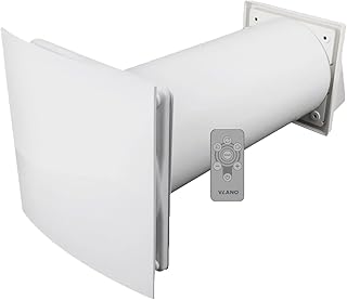 VLANO UNO 125 SMART Dezentrale Lüftungsanlage mit Wärmerückgewinnung, Fernbedienung, Temperatu…