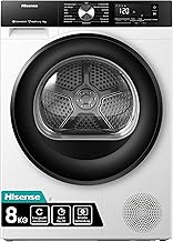 Hisense DH3S802BW3, 8KG, Kondensation mit Wärmepumpe, 16 Programme, ConnectLife, TwinAir, Weiß,…