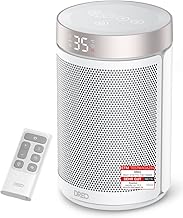 Dreo Energiesparender Heizlüfter, 34 dB Leiser 1500W Elektrischer PTC Keramik, Thermostat, 3 Mod…