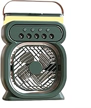 Nebelventilator | Tisch-Nebellüfter Für Persönliche Nutzung | Leicht Tragbar Mit 3 Geschwindig…