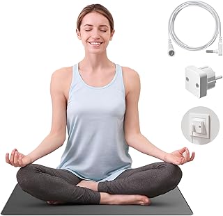 Grounding Mat, Mowend Erdungsmatte 40 x 60 cm, ideal für Fuß,Schlaf,Energie,Schmerzlinderung,En…