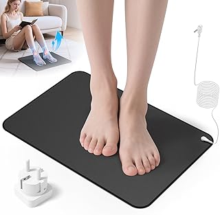 Kidken Erdungsmatte, Premium Carbon-infundiertes Vegan-Leder, zur Angstlinderung und Energieerhö…