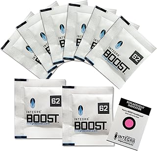 IntegraTM Boost Integra Boost 62 – 8 x 8 g Feuchtigkeitsregler I 2-Wege-Luftbefeuchter mit Anze…