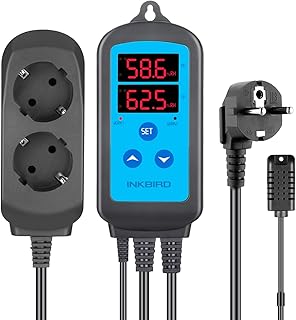 Inkbird IHC-200 Feuchtigkeitsregler 220V Play und Plug Hygrostat,Luftbefeuchter Luftentfeuchter f…