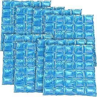 PEARL Kühlpads: 8er-Set Flexible Kühlkissen mit Kühlzellen, wiederverwendbar, 30×25 cm (Flexib…