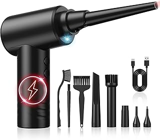 Bürstenloser Motor 150000RPM, Staubgebläse Elektrische Druckluftspray, 3-Gang Tastatur Reinigun…