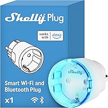 Shelly AZ Plug Weiß, WLAN-betriebenere Smarte-Steckdose, Leistungsmessung, 12 A, 2500 W, Frustra…