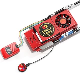 DALY BMS Parallelmodul 1 A mit LiFePo4 BMS 20S 60 V 500 A Lüfter und CAN-Port Smart BMS Bluetoot…