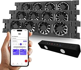 Heatfan 4 Trio Heizkörper ventilator mit WLAN-App flüsterleise <20 dB, spart bis 30% Heizkosten…