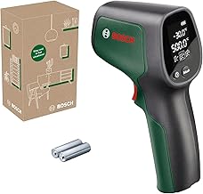 Bosch Infrarotthermometer UniversalTemp (-30°C…+500°C, einfach und präzise messen, 3 vordefi…