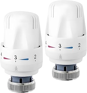 2 Stück Heizkörperthermostat, Heizungsthermostat, M30 x 1.5 Heizkörperthermostat, Kühlerventi…