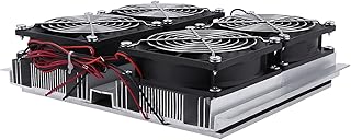 Thermoelektrisches Kühlaggregat, 240W, 12V, Peltier Kaltleiter mit Lüfter, Wasserkühler – Stab…