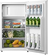 Comfee RCD80WH3(E) Kühlschrank mit Gefrierfach/ 80L Kleiner Kühlschrank/mit 12 L Gefrierfach/ -…