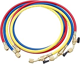 gohantee Kältemittel-Ladeschlauch mit Kugelventilen HVAC Schläuche 1/4“ SAE R410A 800 PSI Fit …