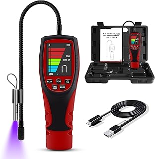 ALD-200 PRO Kältemittel Lecksuchgerät, Freon Lecksuchgerät, Freon-Sniffer, Kfz-Halogen-Gasleck…