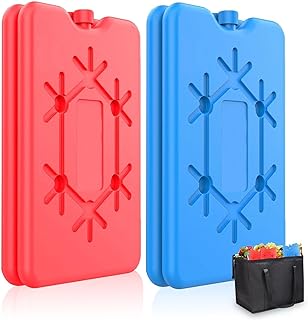 Kühlakku 4er Set je 200 ml,Kühlakkus für Kühltasche,Wiederverwendbare Flache kuehlakku,Kühla…