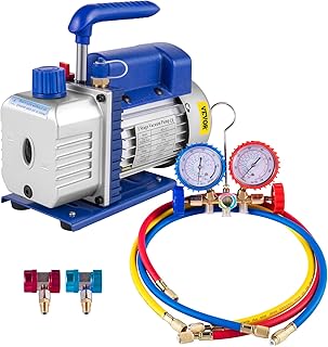 VEVOR Vakuumpumpe 1.8CFM,Vakuumgeräte Vakuumpumpe klimaanlage für HVAC/Auto AC Kältemittelaufl…