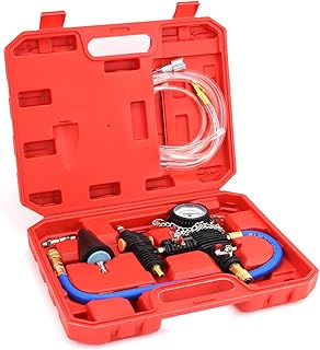 QWORK® Kühlsystem Entlüftungsgerät Tester, Kühlsystem Entlüftungsgerät, KFZ Kühler Abdrü…