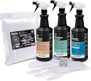 ERRECOM Kit für vollständige Reinigung der Klimaanlagen, enthält 1L Clima-Net, Wally Schutzhü…