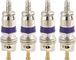 4 Stück Ventileinsatz Für Autoklimaanlagen Kältemittel Nachfüllventileinsatz, Klimaanlagen-Ve…