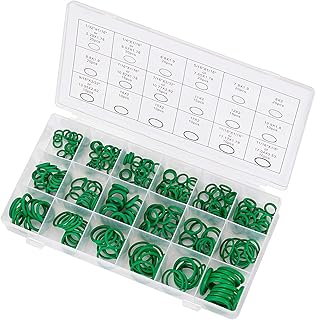 Nitrile O-Ring Sortiment 270 Stück. in 18 Größen – HNBR Dichtungsring Set Öl Säure Kraftstof…