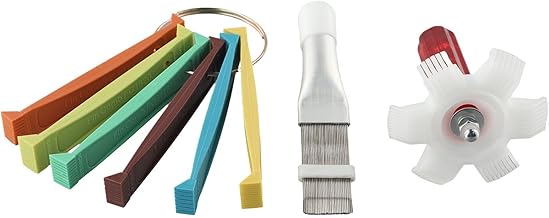 Wartungsset für Klimaanlage, 3 Stück Flossenkämme für effektive Reinigung von Lamellen und Sp…