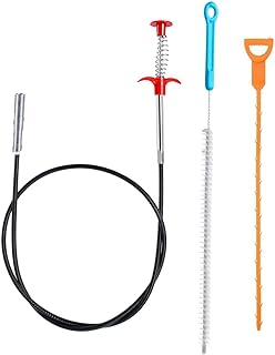 Abflussspirale Spülbecken Reinigungshaken 3 Stück Abflussschlange Abflussreiniger Spirale Rohrr…