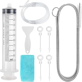 Kühlschrank Reinigungsset, 9 Stück Abflussloch Reinigungsset, Kühlschrank Reiniger Spritze mit…