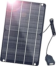 FlexSolar Solar Ladegerät USB 6W 5V Hochleistungs-monokristallines Modul, wasserdichtes Solarlad…