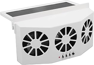 Srliya Solar Angetriebener Autokühler Großer Weitwinkel 3 -Lüfter Deodorant Energy Saving Car …