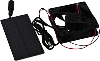 Solarmodul-Ventilator-Set, 10 W, 5 V, IP65, wasserdicht, Outdoor-Camping, Kühlsystem, 3000 U/min…