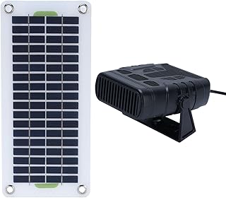 VBESTLIFE Solarpanel-Heizung, Tragbare Raumheizung aus Monokristallinem Silizium mit Batteriekast…