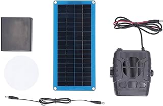 Solarpanel-Heizung, 30 W, mit Batteriebox und DC-Buchsenausgang zum Aufladen von 5-V-Geräten und…
