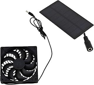 Generisch Solarlüfter – 0.8W Solarenergie Gewächshausventilator – 4V Kühlung Ventilationssyste…