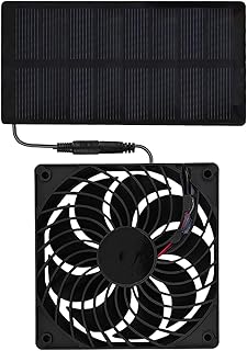Solarpanel Lüfter – 0,8W Solarbetriebener Lüfter | 4V Kühlung Ventilationssystem Für Haus Gar…