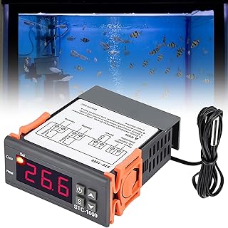 Temperaturregler: STC-1000 Digitaler Thermostat Temperaturregler AC 110V-220V Temperaturregler mi…