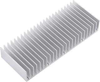 SIXRUN Aluminium-Kühlkörper, 24 Zähne 150mm Kühler für Computerhardware, mit Hoher Wärmelei…