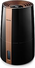 Philips Luftbefeuchter 3000, 45 m², 99,97% weniger Bakterien mit NanoCloud, 300 ml/h, 3 Geschwin…