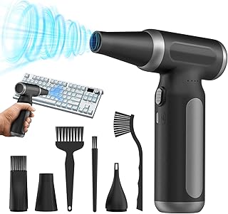 Elektrische Staubgebläse Druckluftspray für PC Reinigungsset, 200000 U/min Compressed Air, 3-Ga…