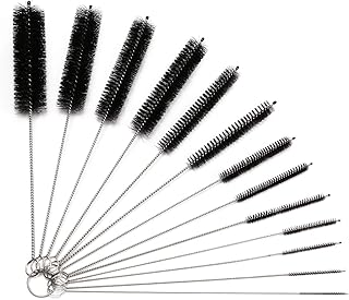 Vicloon Kleine Reinigungsbürste für Kaffeevollautomat,13 Pcs Strohhalm Bürste Set,Flasche Rein…