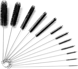 24 cm Kleine Reinigungsbürste Für Kaffeevollautomat, Strohhalm Bürste Set, Pfeifenreiniger Bü…