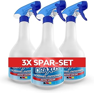 DRAXUS Profi Schimmelentferner mit innovativem Hafteffekt I Extra starkes Schimmelspray für Wand…