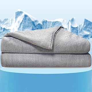 Kühldecke 150 x 200 cm – Selbstkühlende Sommerdecke für Menschen – Kalte Decke für den Sommer…